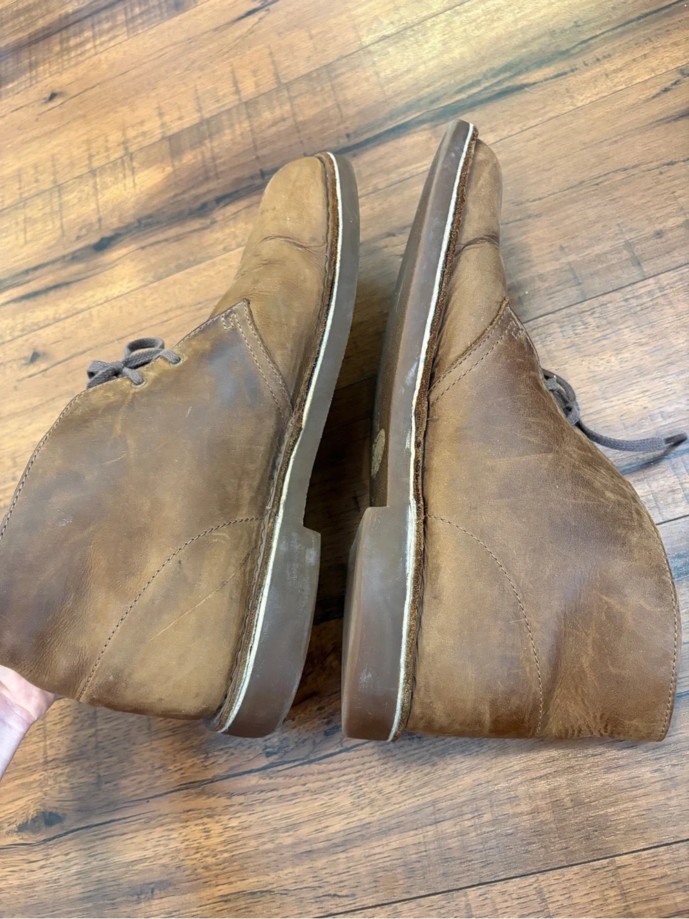 Clarks Bushacre 2 Men's Size 11.5 Shoes Brown  Lace Up Comfort Chukka Boots